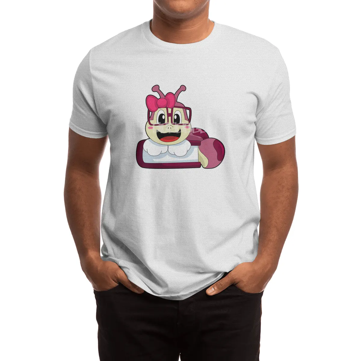 Caterpillar with Ribbon Spor T-Shirt