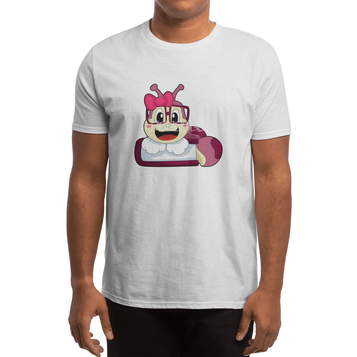 Caterpillar with Ribbon Spor T-Shirt