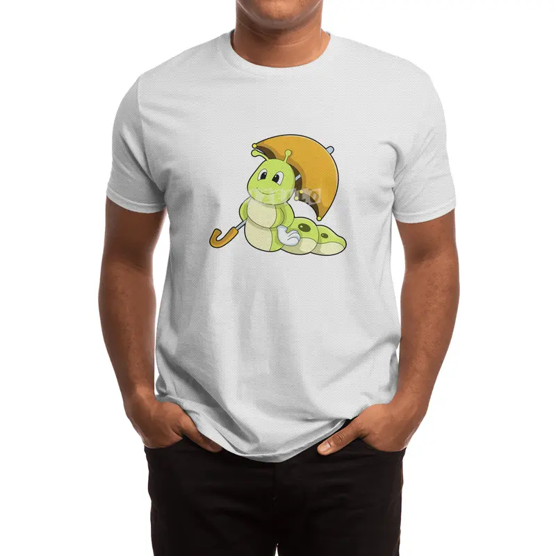 Caterpillar with Umbrella Spor T-Shirt
