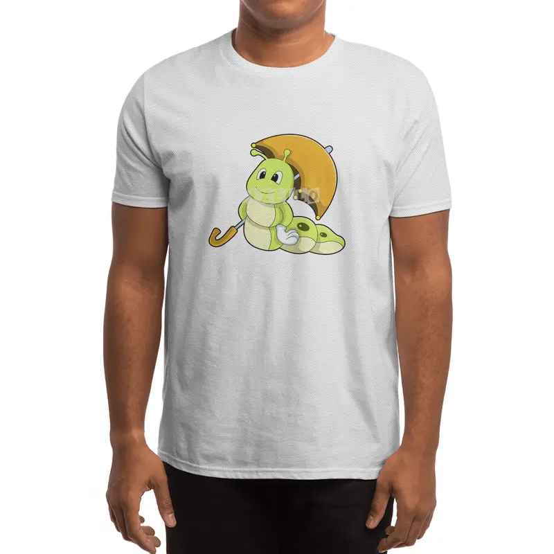 Caterpillar with Umbrella Spor T-Shirt