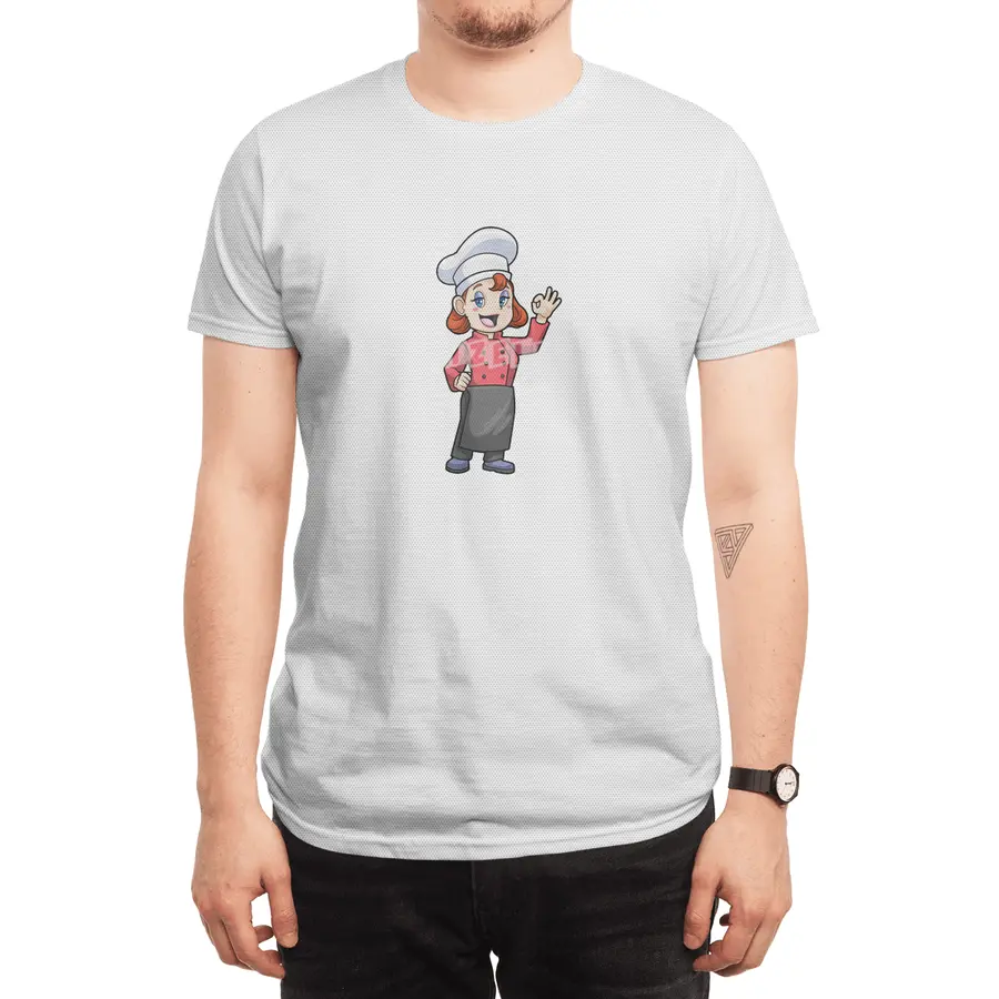Chef with Cooking apron Spor T-Shirt