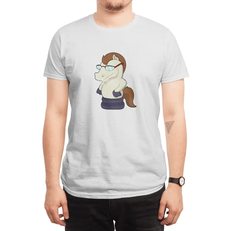 Chess piece Knight as Horse with Sunglasses Spor T-Shirt