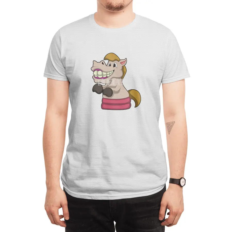 Chess piece Knight at Chess Spor T-Shirt