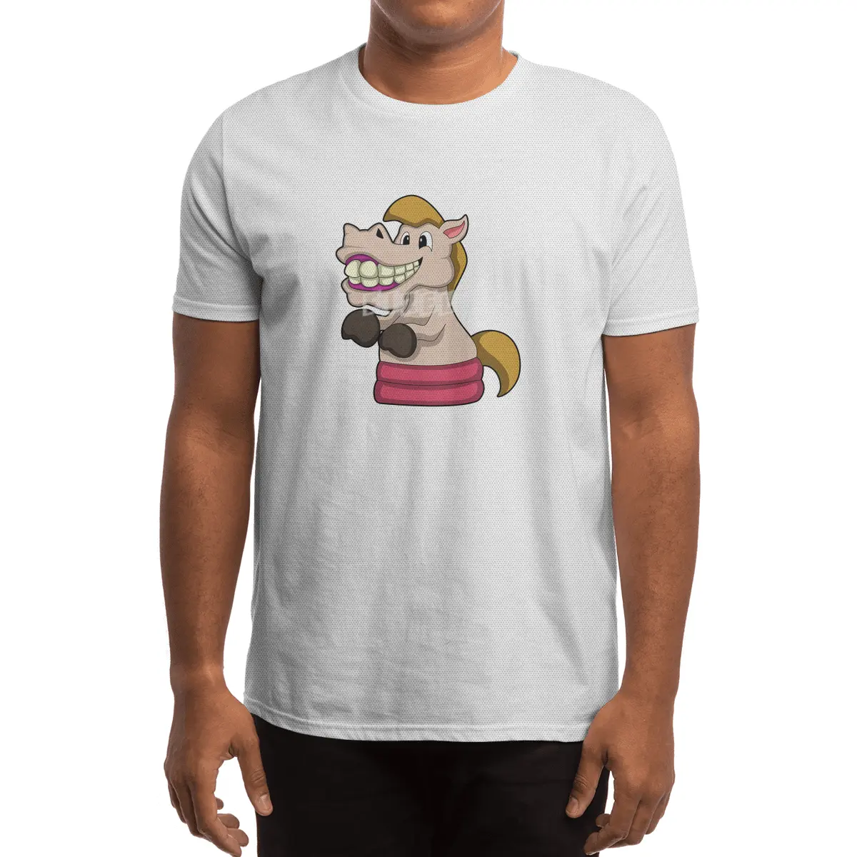 Chess piece Knight at Chess Spor T-Shirt