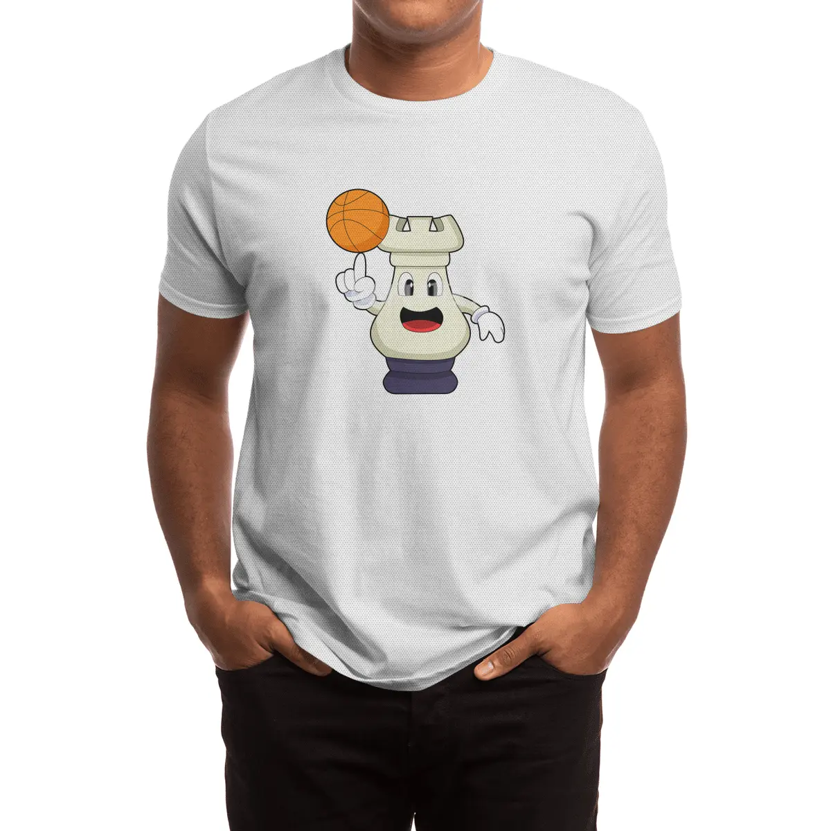 Chess piece Rook at Basketball Sports Spor T-Shirt