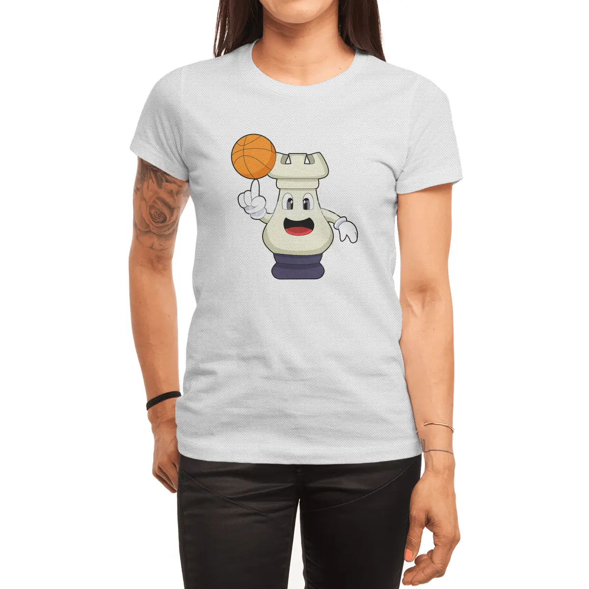 Chess piece Rook at Basketball Sports Spor T-Shirt
