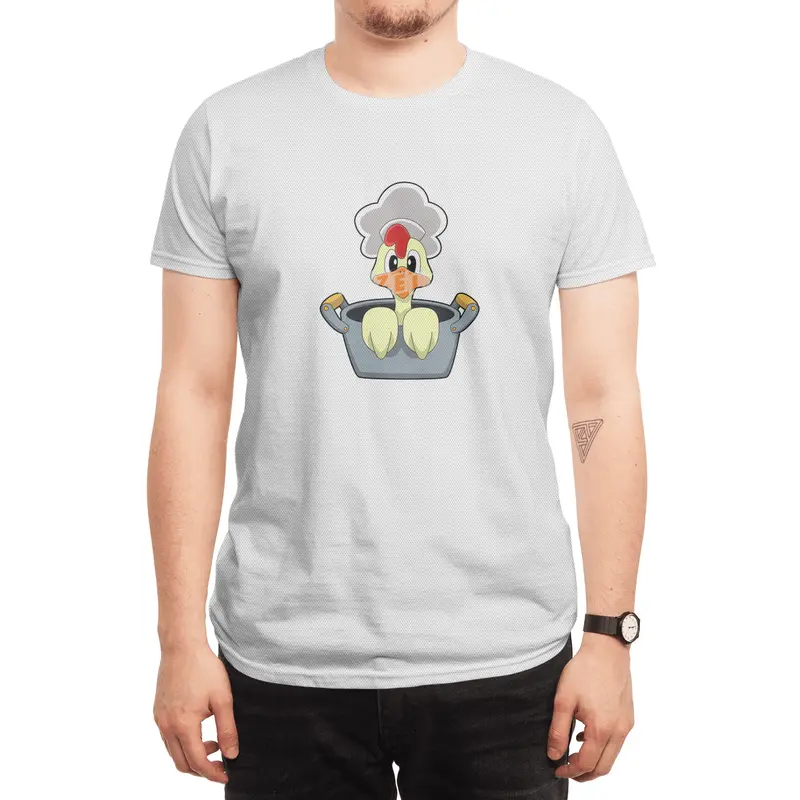 Chicken with Cooking pot Spor T-Shirt