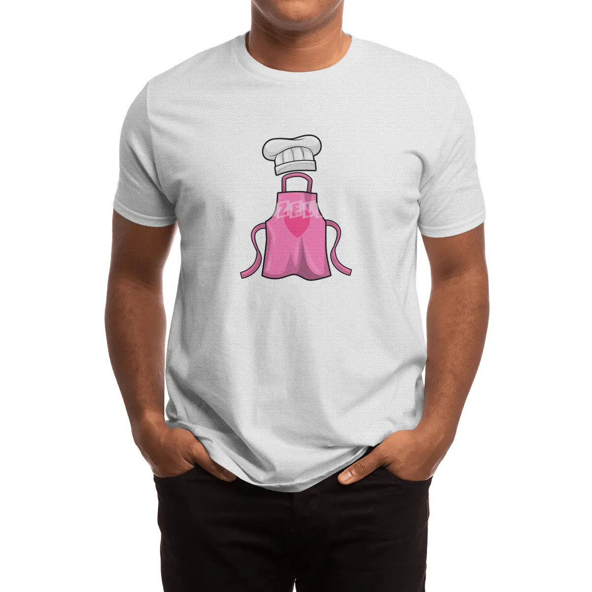 Cooking apron and Cooking hat with Heart Spor T-Shirt