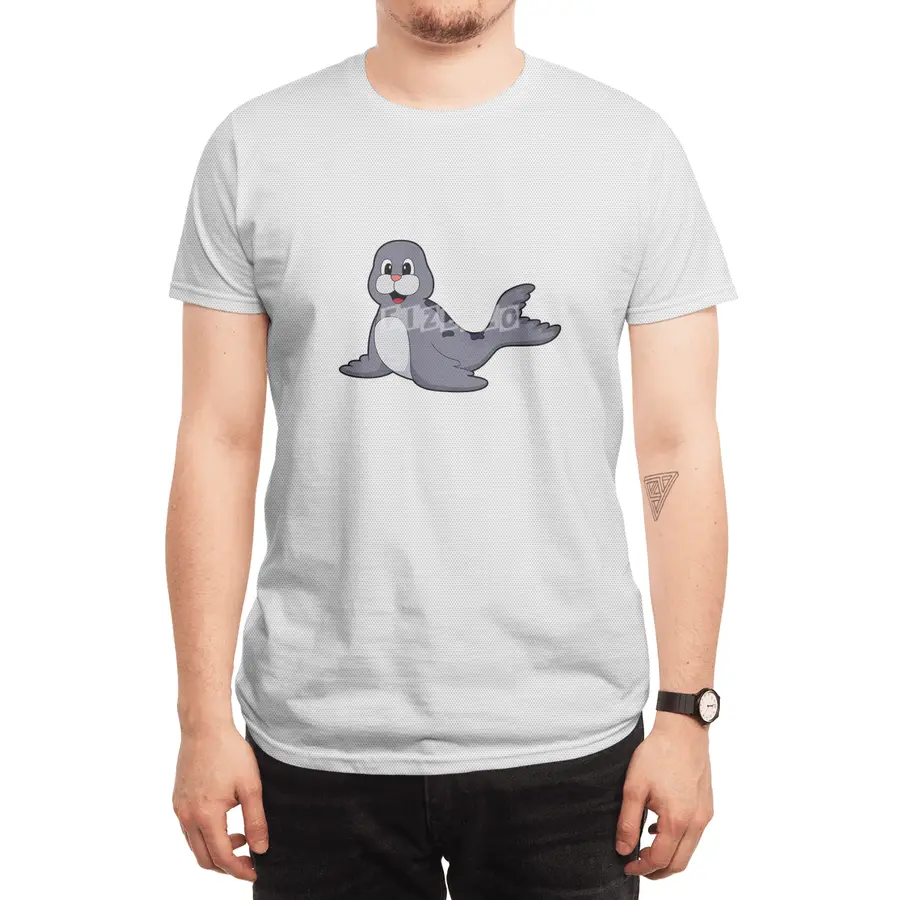 Cute Seal Spor T-Shirt