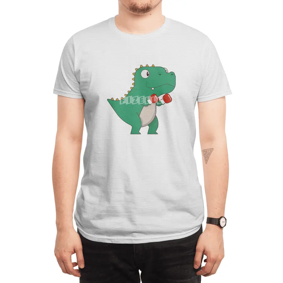 Dinosaur at Boxing with Boxing gloves Spor T-Shirt