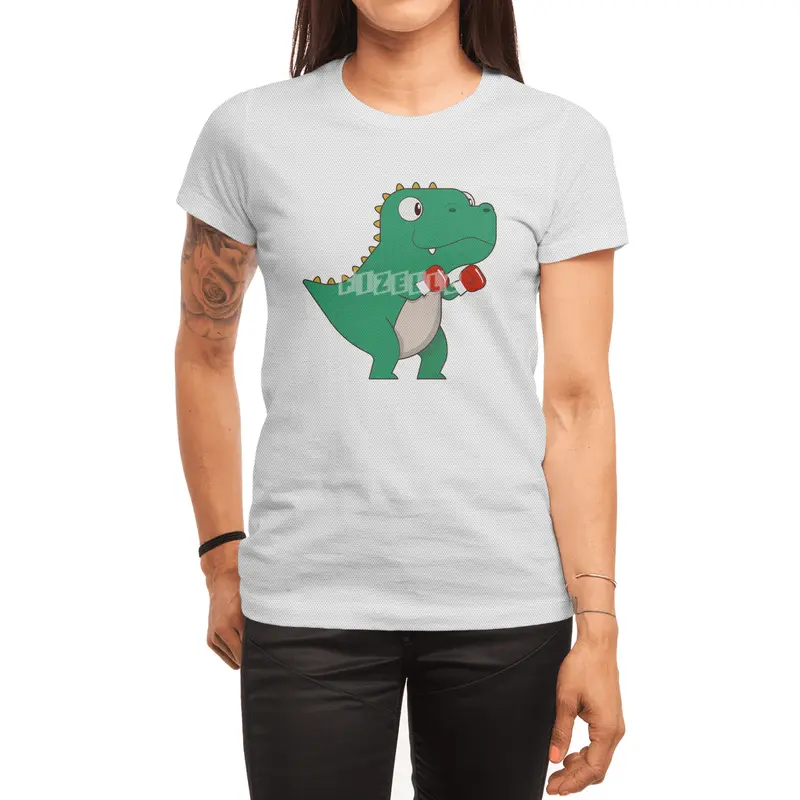 Dinosaur at Boxing with Boxing gloves Spor T-Shirt