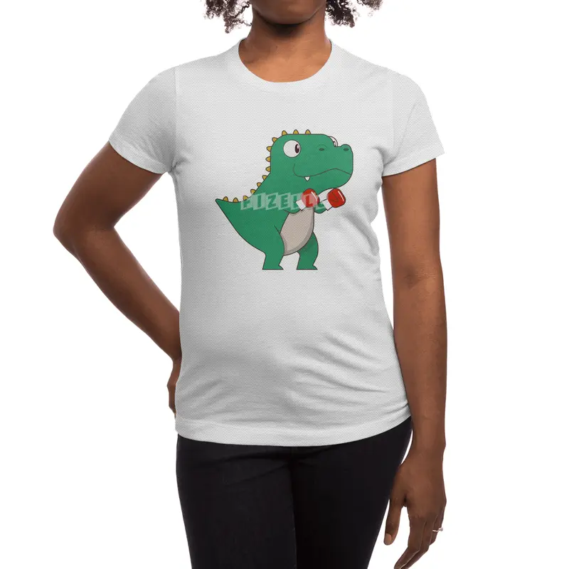 Dinosaur at Boxing with Boxing gloves Spor T-Shirt