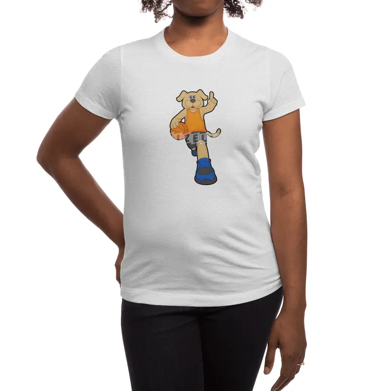 Dog as Basketball player with Basketball Spor T-Shirt