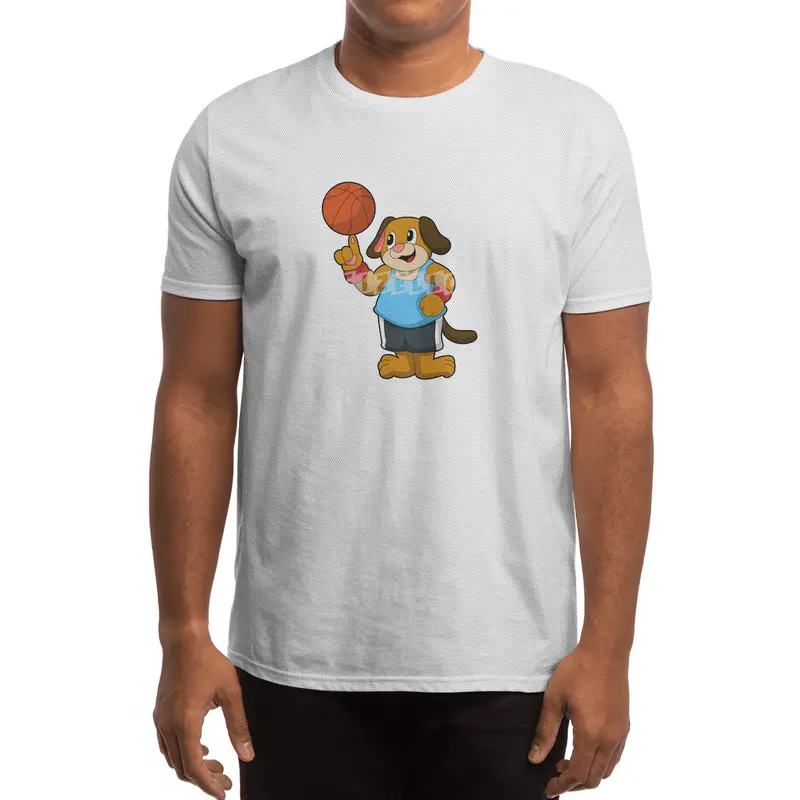 Dog as Basketball player with Basketball Spor T-Shirt