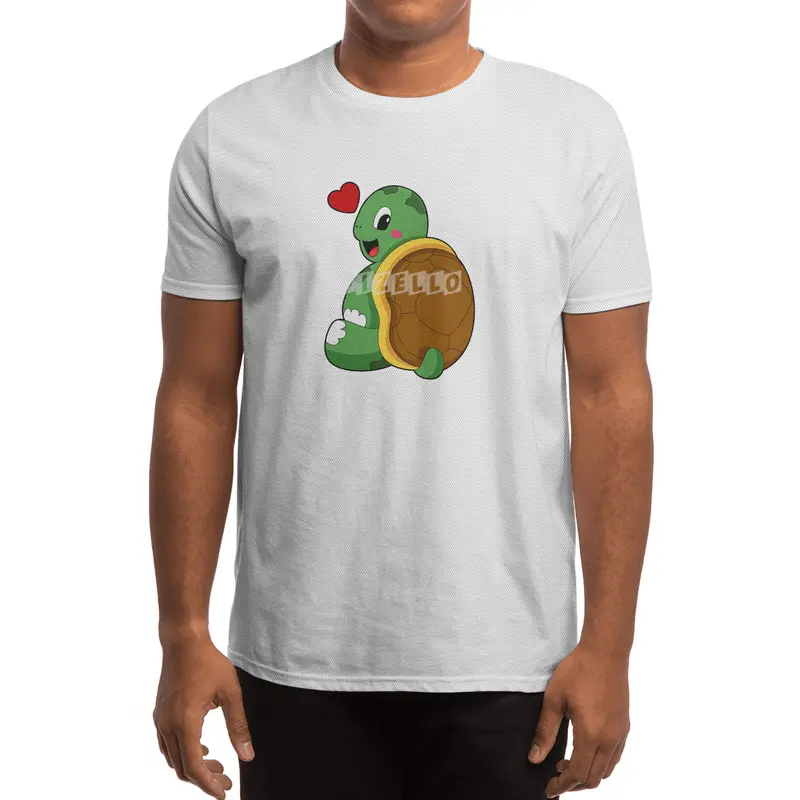 Turtle with Heart Spor T-Shirt