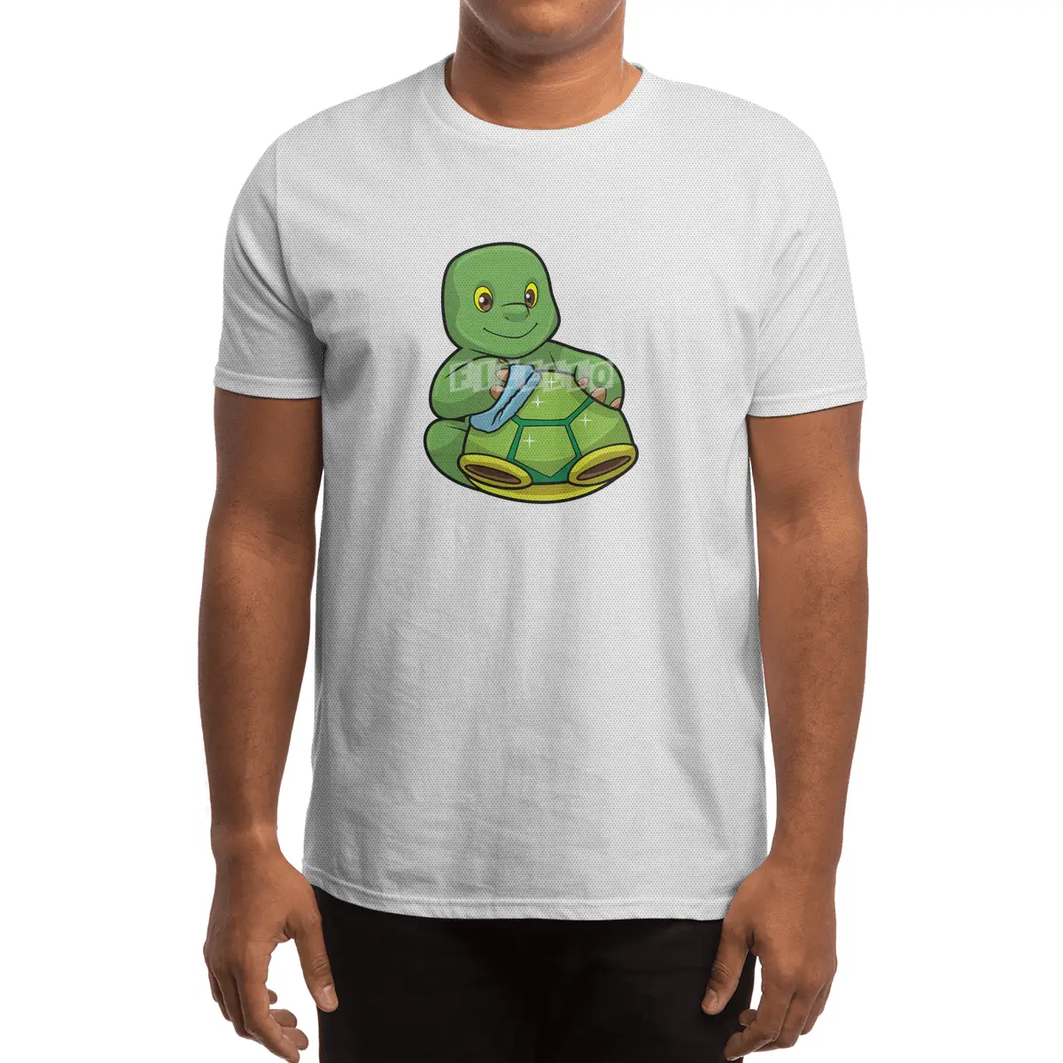 Turtle with Shell & Cleaning rag Spor T-Shirt