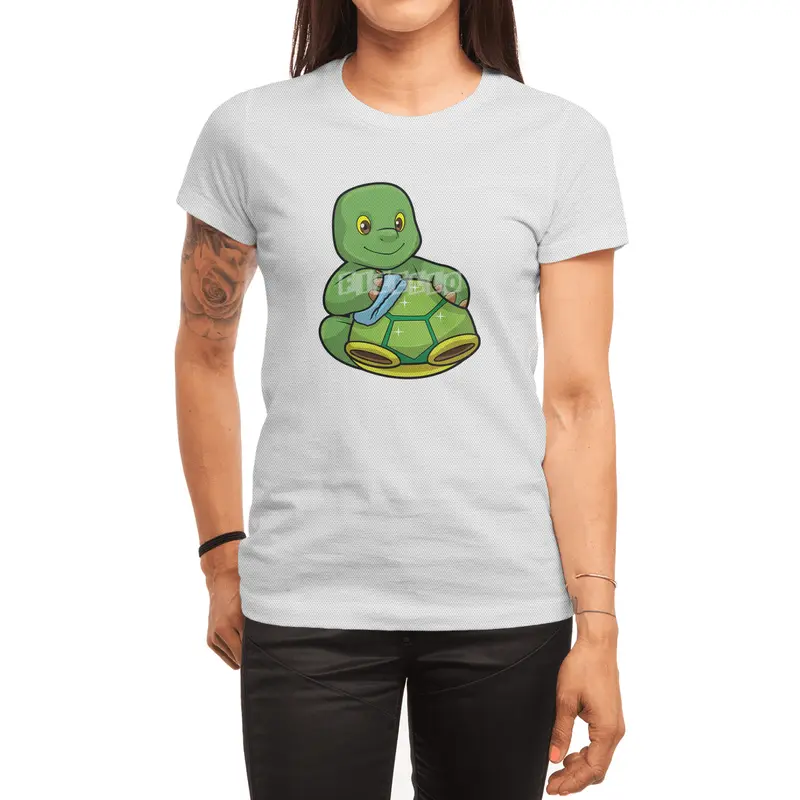 Turtle with Shell & Cleaning rag Spor T-Shirt