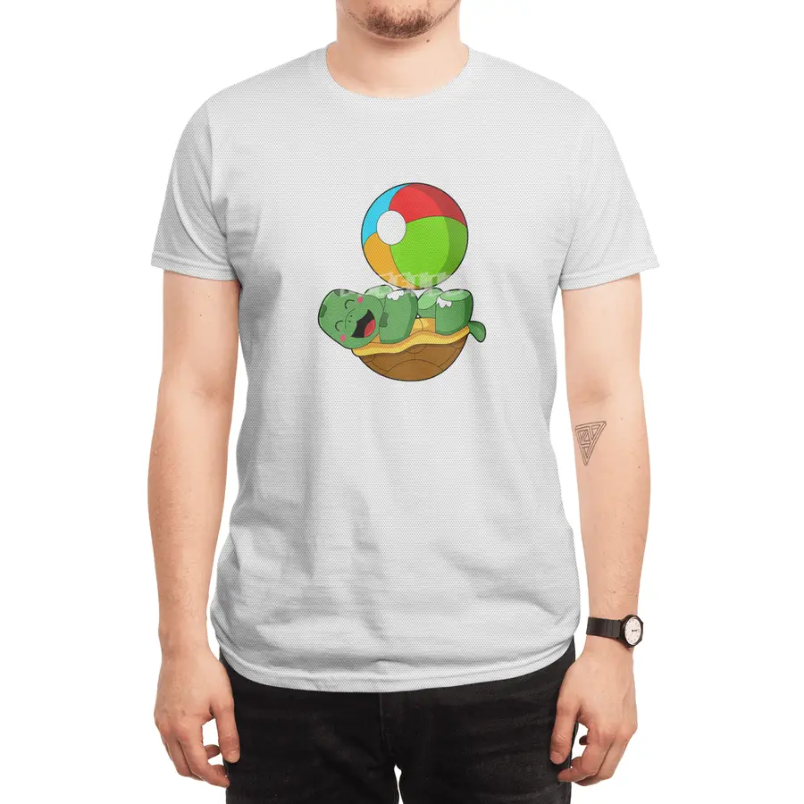 Turtle with Water polo Spor T-Shirt