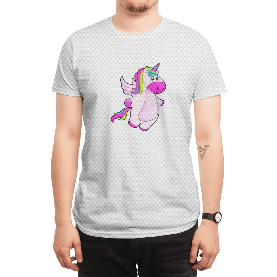 Unicorn at Flying Spor T-Shirt