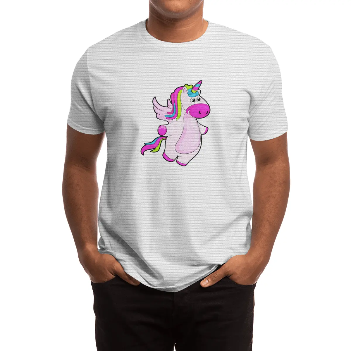 Unicorn at Flying Spor T-Shirt