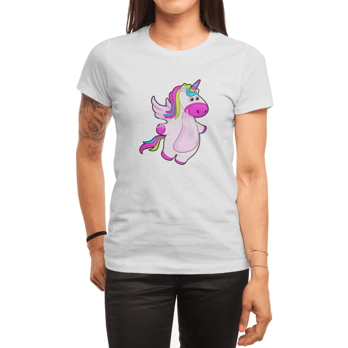Unicorn at Flying Spor T-Shirt