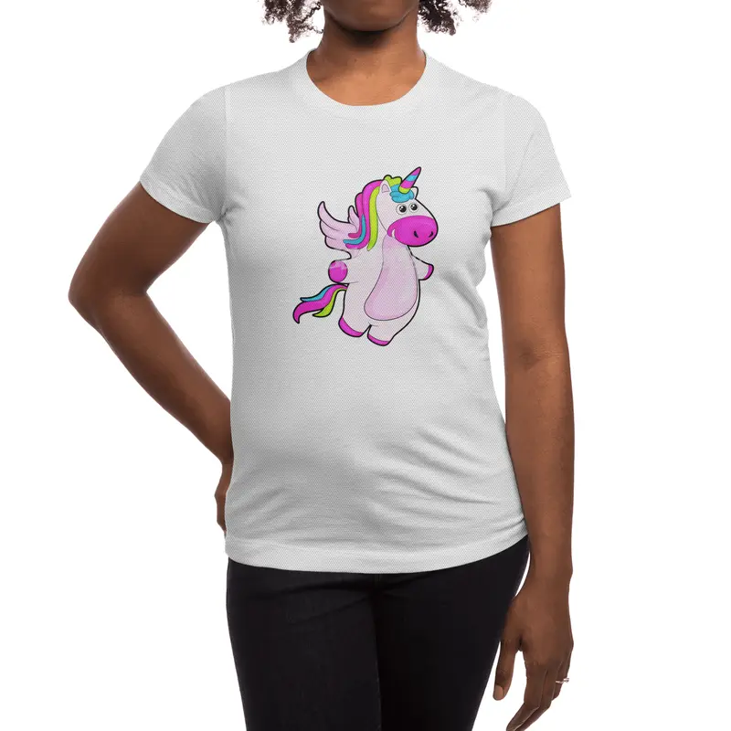 Unicorn at Flying Spor T-Shirt