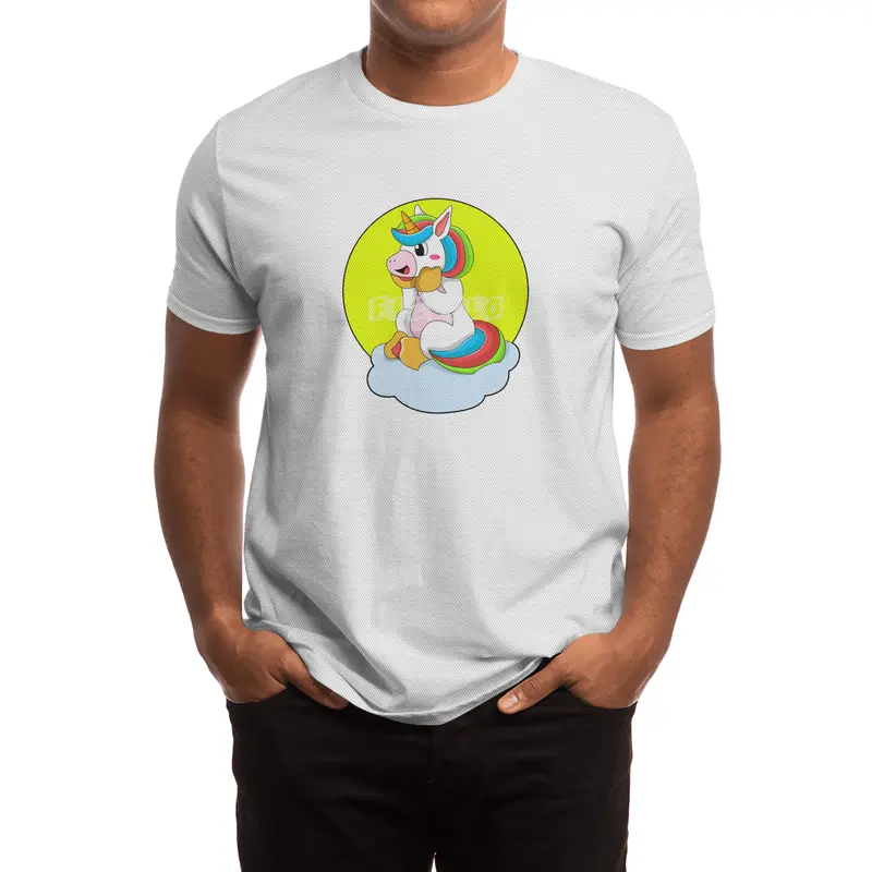 Unicorn with Cloud & Sun Spor T-Shirt