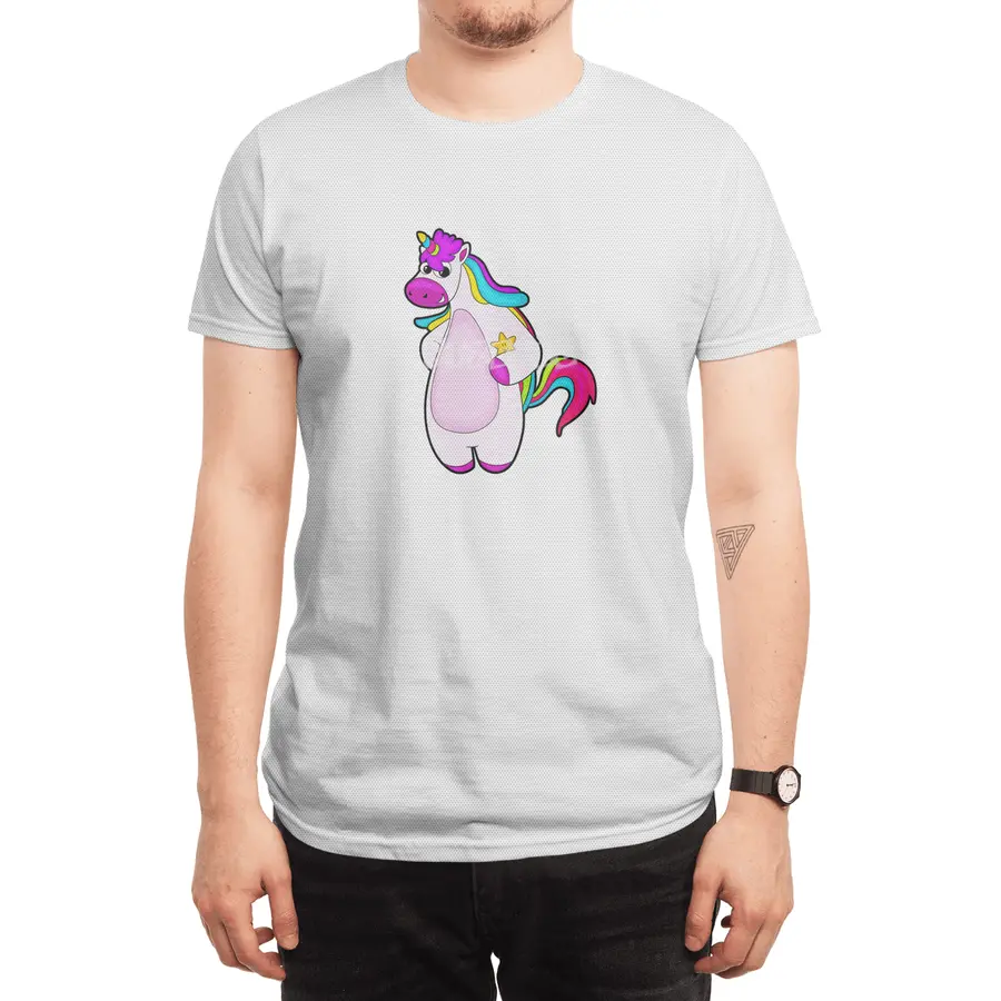 Unicorn with Star Spor T-Shirt