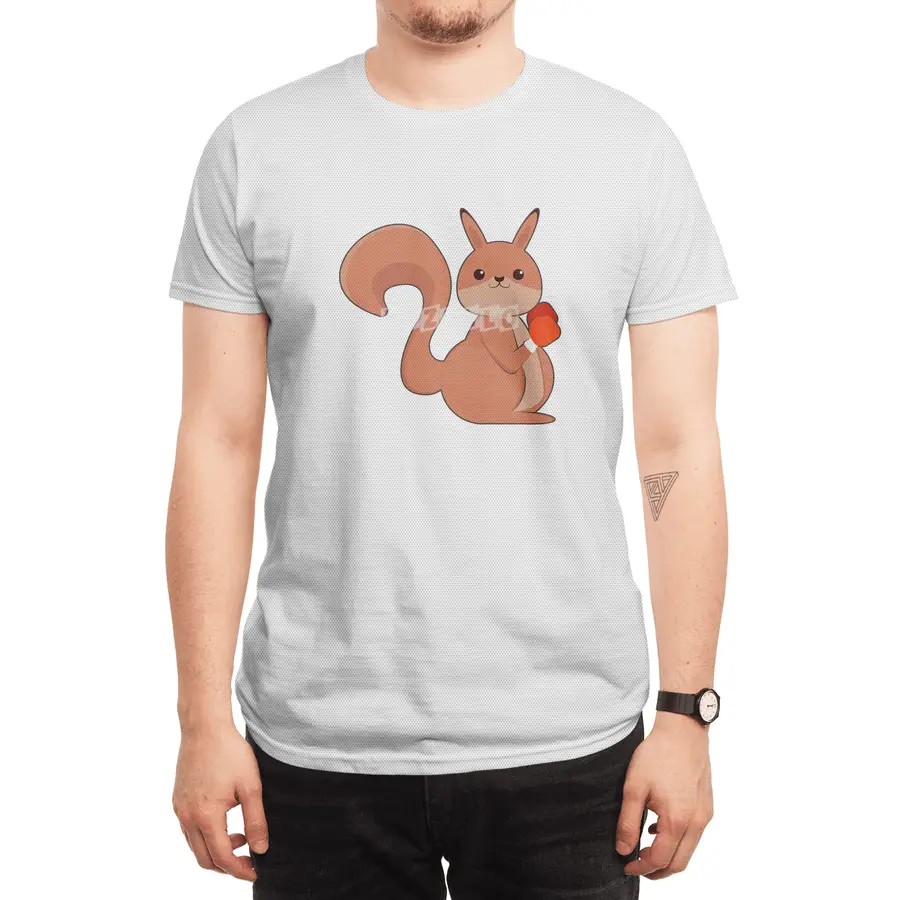 Squirrel as Boxer with Boxing gloves Spor T-Shirt