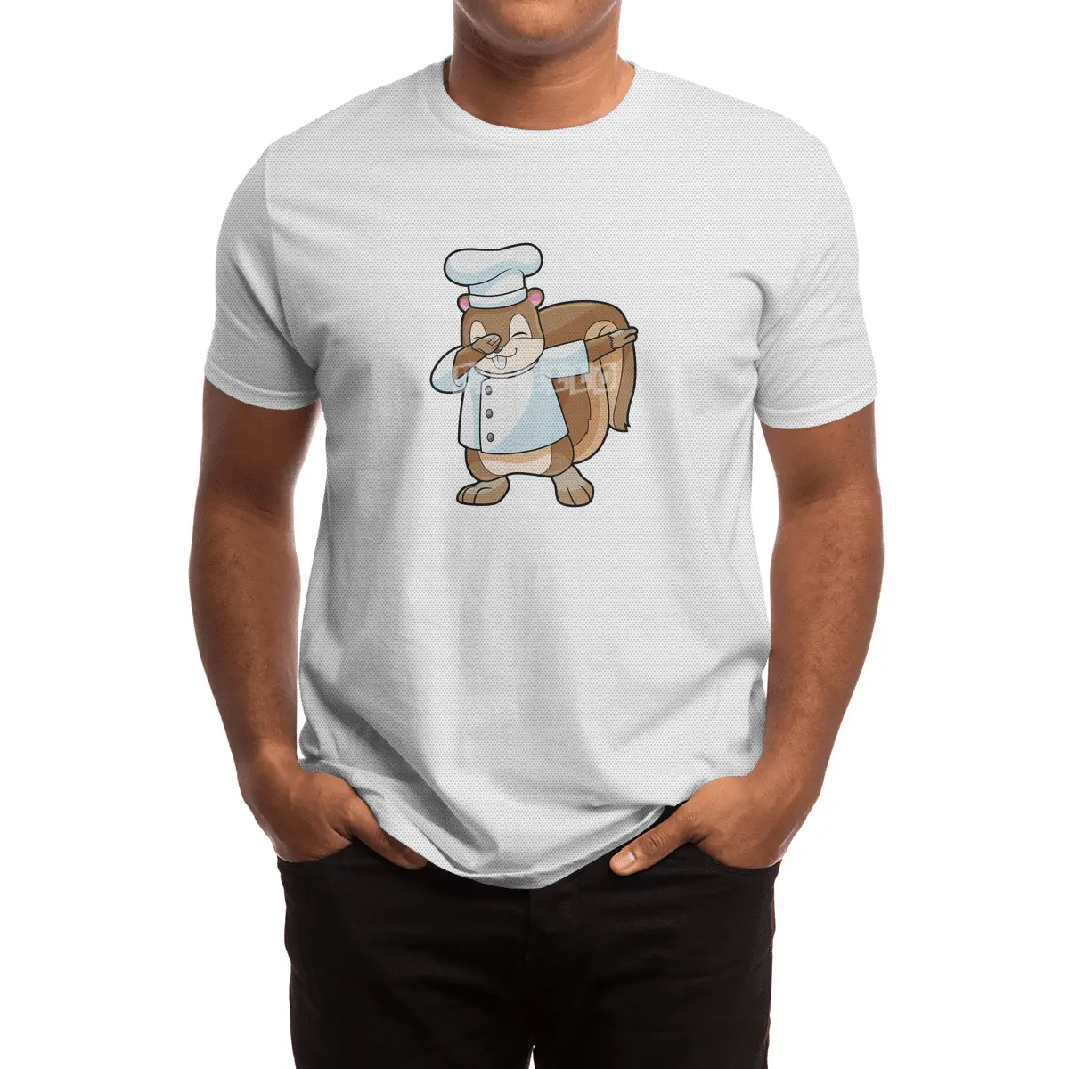 Squirrel as Cook with Cooking apron Spor T-Shirt