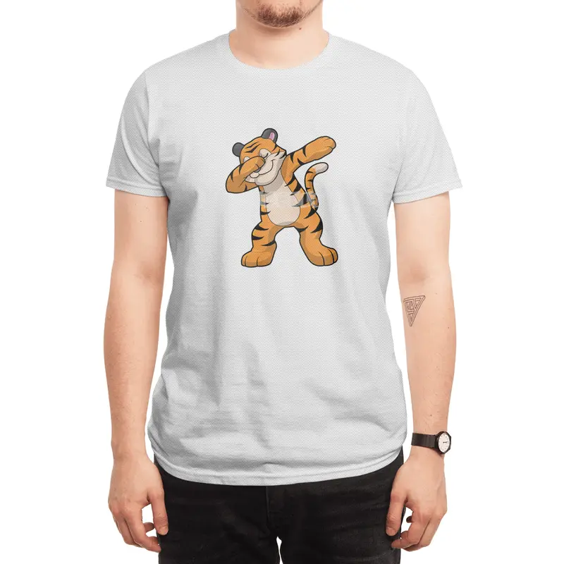Tiger at Hip Hop Dance Dab Spor T-Shirt