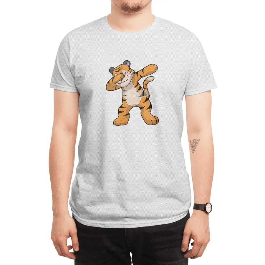 Tiger at Hip Hop Dance Dab Spor T-Shirt