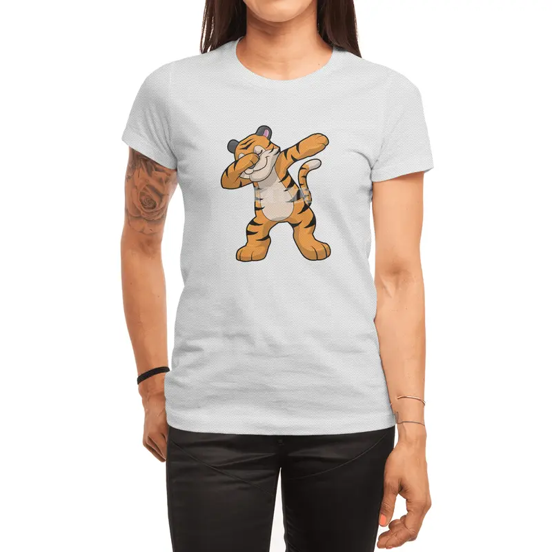 Tiger at Hip Hop Dance Dab Spor T-Shirt