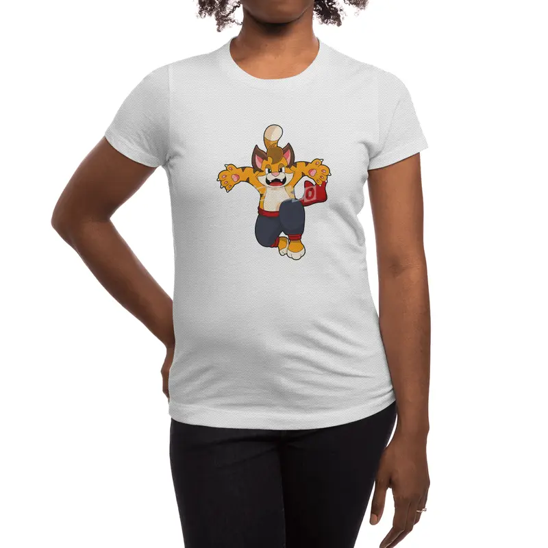 Tiger at Martial arts Karate Spor T-Shirt