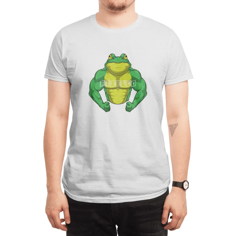 Toad as Bodybuilder with big Muscles Spor T-Shirt