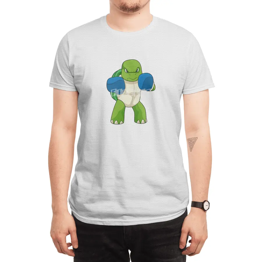 Turtle as Boxer with Boxing gloves Spor T-Shirt