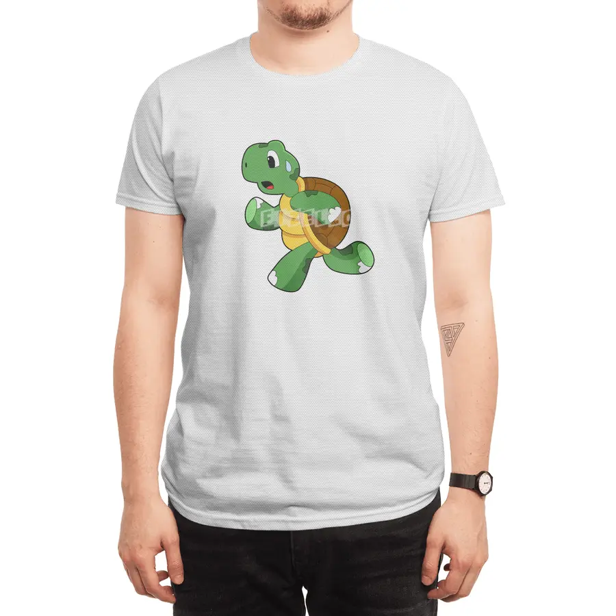 Turtle as Jogger at Running Spor T-Shirt