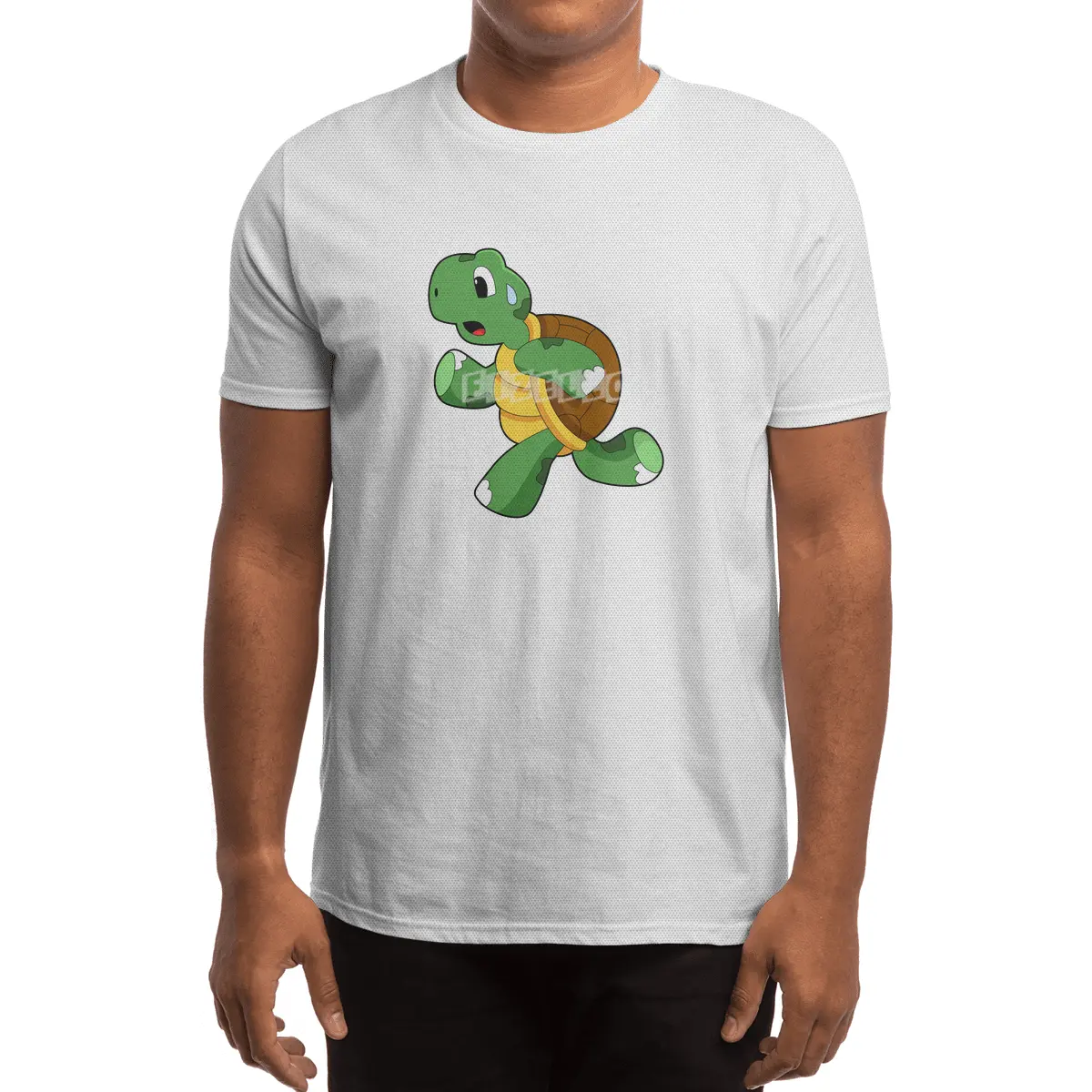 Turtle as Jogger at Running Spor T-Shirt