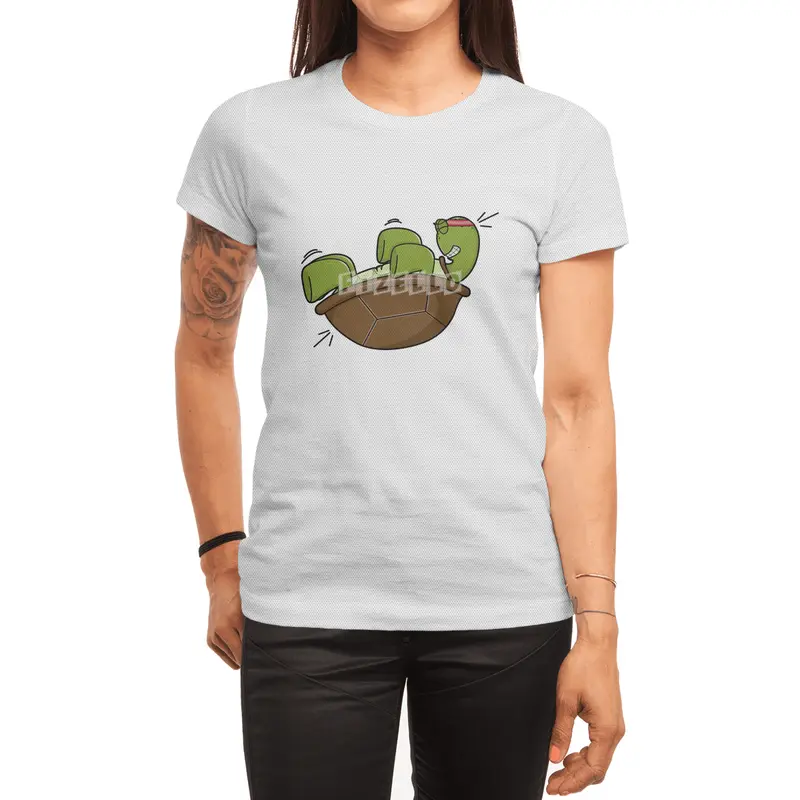Turtle at Exercise for Abdominla muscles Spor T-Shirt