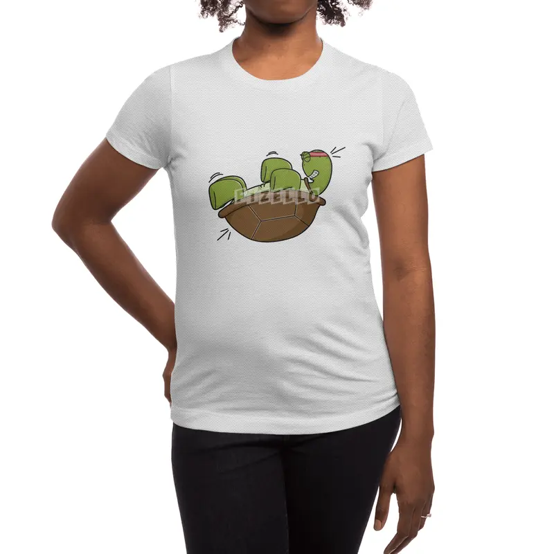 Turtle at Exercise for Abdominla muscles Spor T-Shirt