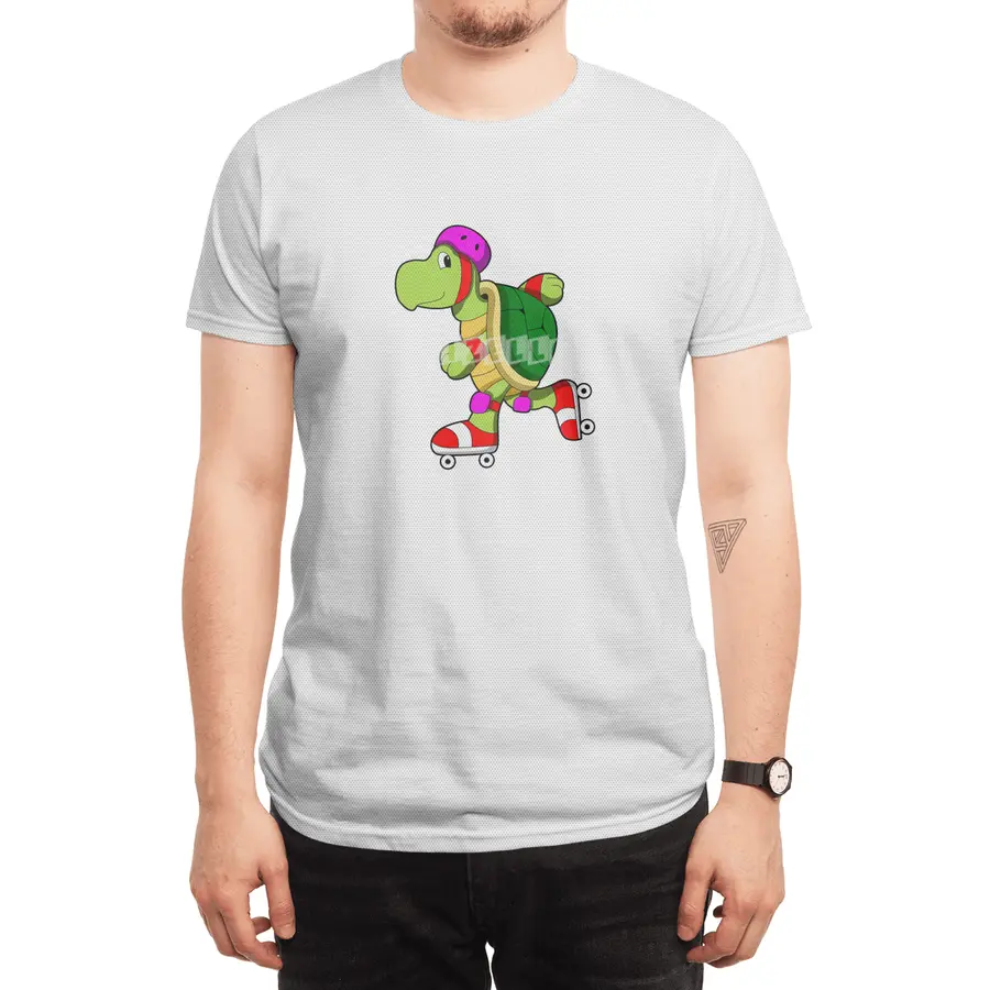Turtle at Inline skating with Inline skates Spor T-Shirt