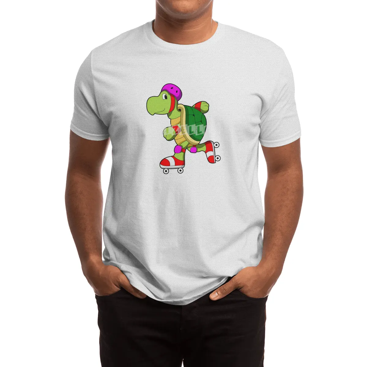Turtle at Inline skating with Inline skates Spor T-Shirt