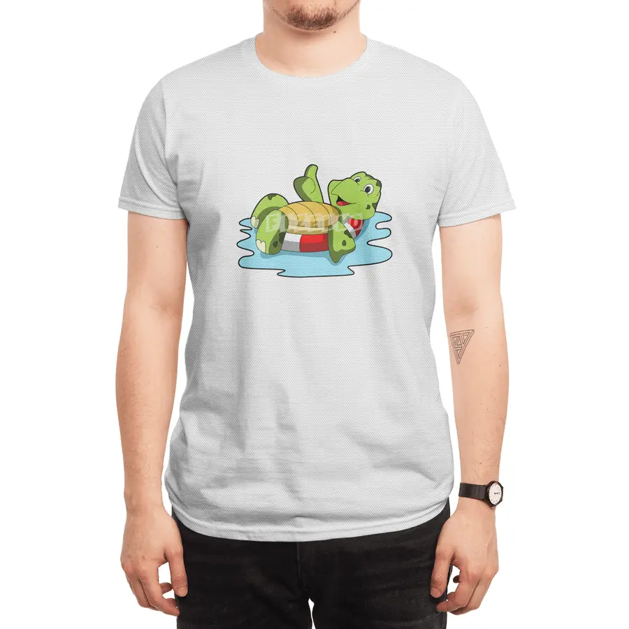 Turtle at Swimming in Water Spor T-Shirt