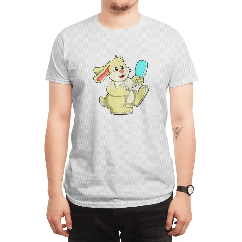 Rabbit with Popsicle Spor T-Shirt