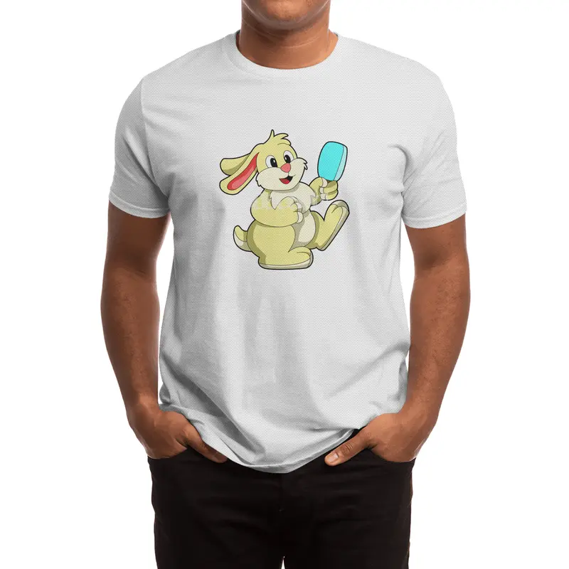 Rabbit with Popsicle Spor T-Shirt