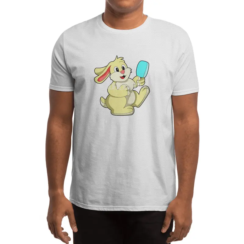 Rabbit with Popsicle Spor T-Shirt
