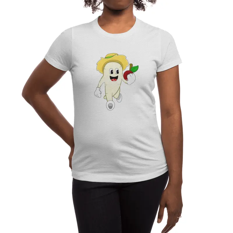 Radish as Farmer with Fruit Spor T-Shirt
