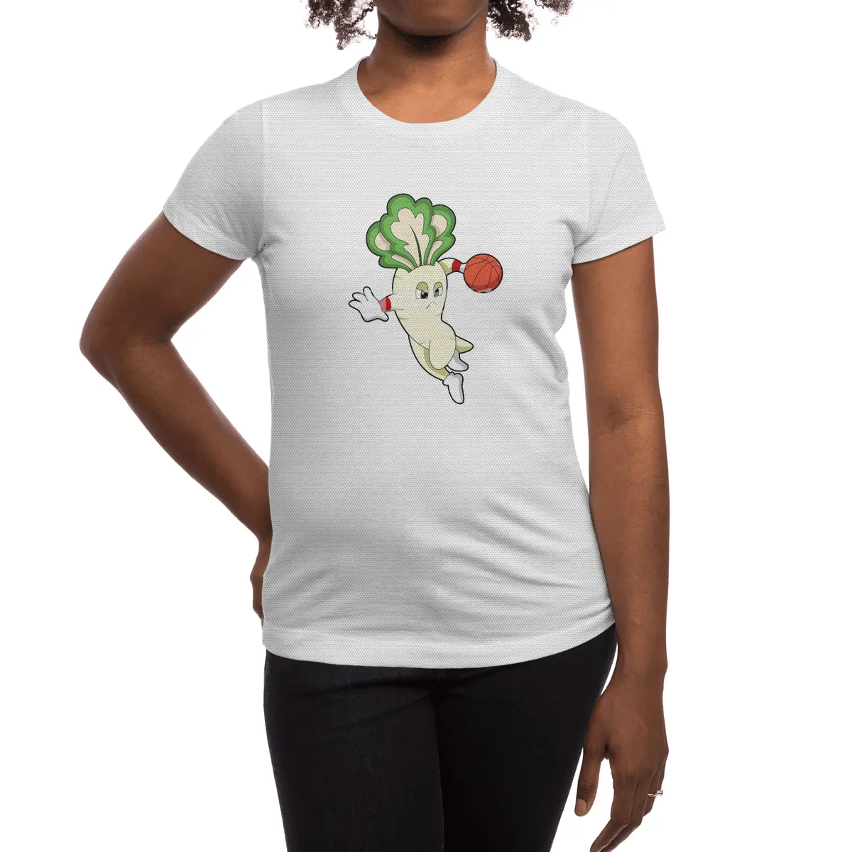 Radish at Basketball Sports Spor T-Shirt