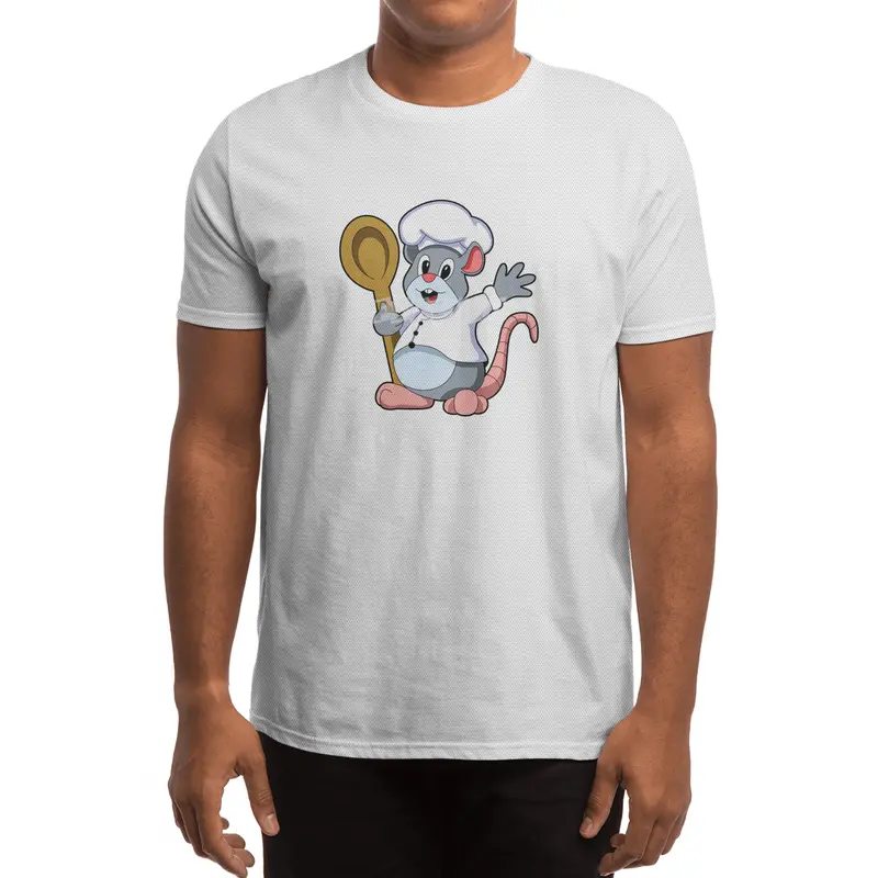 Rat as Chef with Cooking apron & Wooden spoon Spor T-Shirt