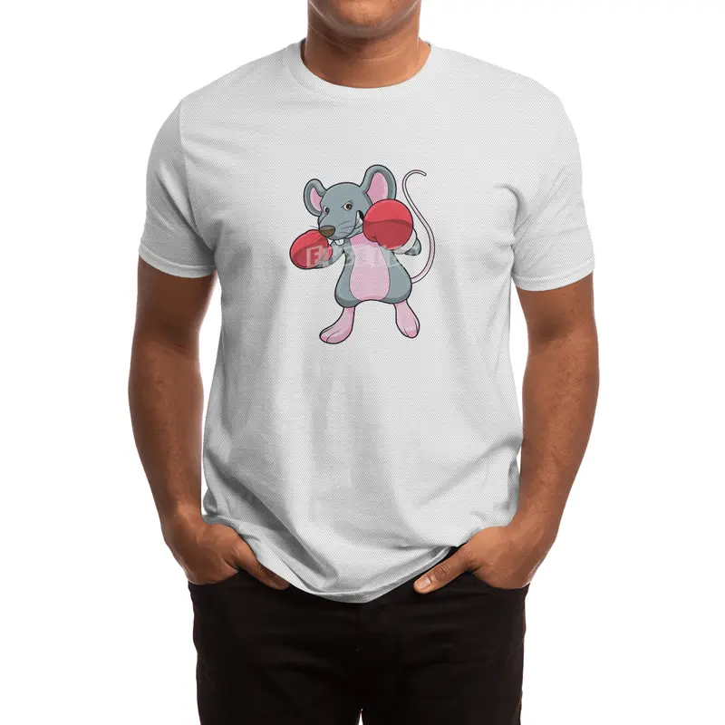 Rat at Boxing with Boxing gloves Spor T-Shirt
